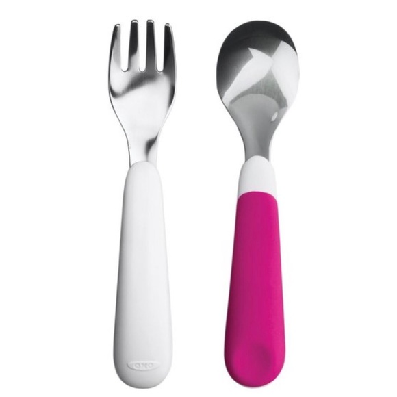 🍁 *LAST CHANCE* OXO Tot Fork and Spoon Set - Picture 3 of 8